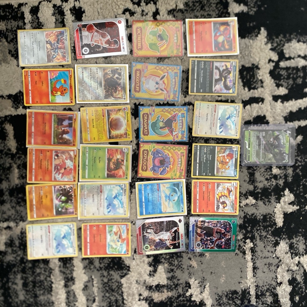 Pokemon Red and Yellow Card Game Collection
